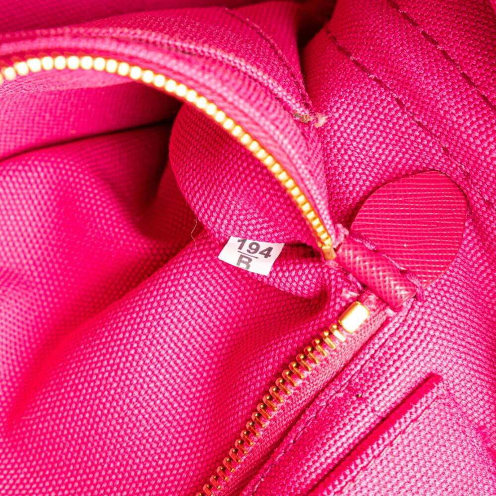 PRADA Pink Canvas Shoulder Bag - Picture 8 of 10